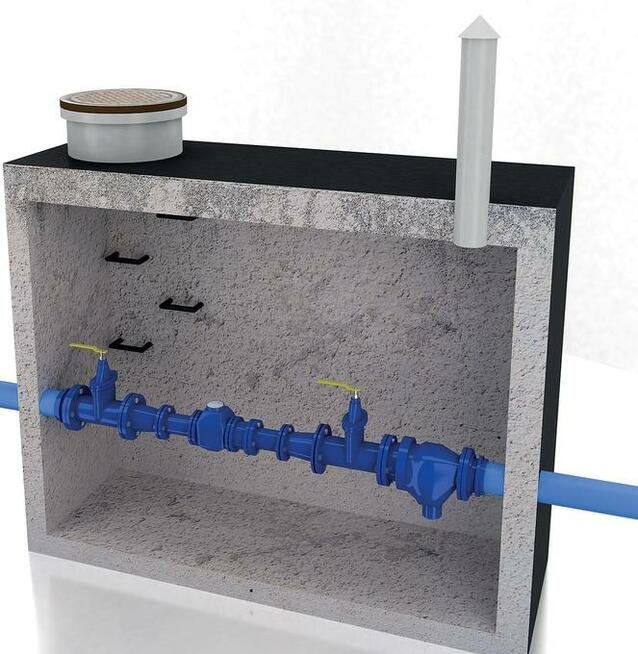 Komory wodomierzowe, studnie wodomierzowe,studnie betonowe