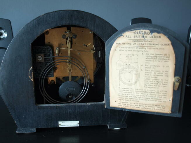 Stary angielski zegar kominkowy SMITHS