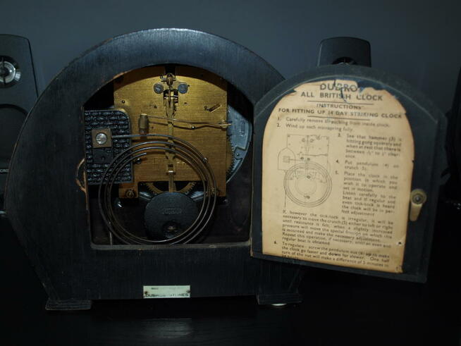 Stary angielski zegar kominkowy SMITHS