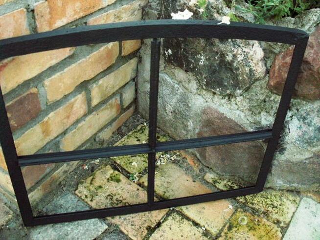 Rama okienna lustro aranżacja wnętrz obraz okno loft 48x60