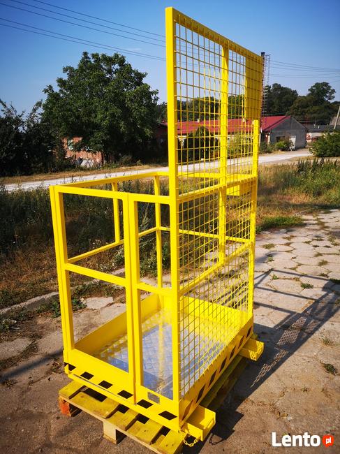 Platforma robocza do wózka widłowego kosz do pracy na wysoko