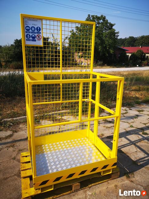 Platforma robocza do wózka widłowego kosz do pracy na wysoko