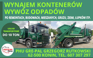 Kontener do wynajęcia Konin