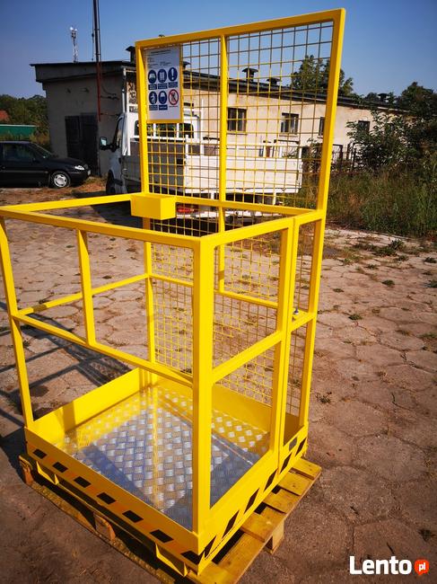 Platforma robocza do wózka widłowego kosz do pracy na wysoko