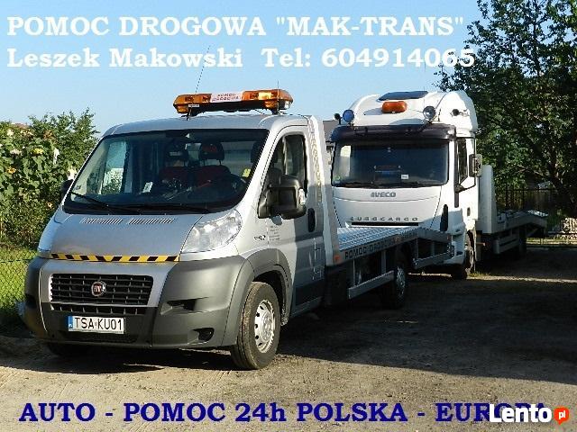 POLSKA / EUROPA / Laweta Sandomierz Pomoc drogowa Holowanie