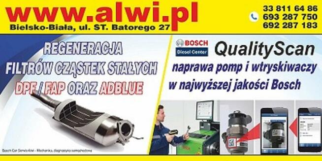 DPF regeneracja filtrów Fap Adblue Bielsko Bosch