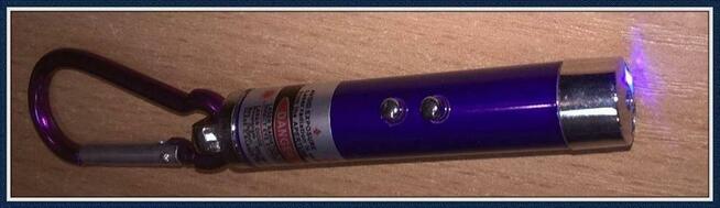 JB (4w1) Karabińczyka - Laser - Latarka - Tester UV