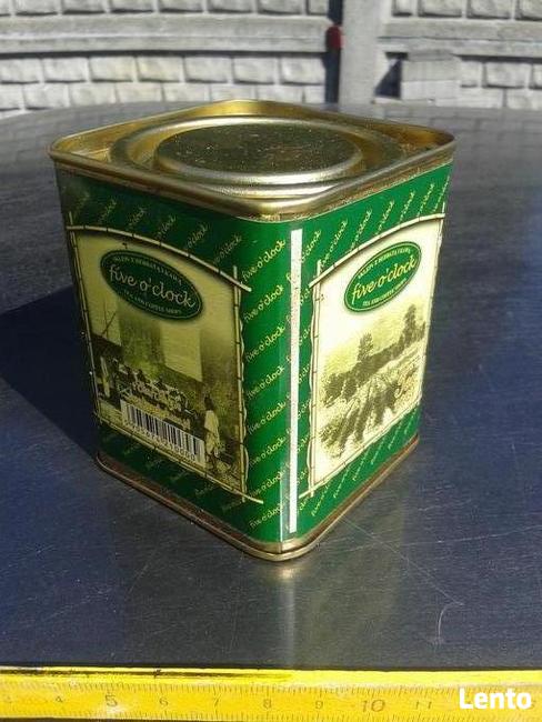 Stare puszki metalowe: herbata: mała, duża, inne...