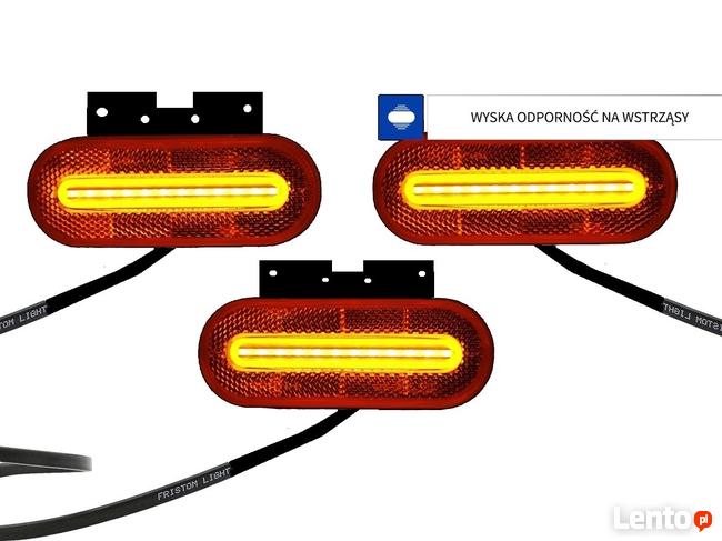 Lampa obrysowa LED z funkcją kierunkowskazu 12-36V DAF VOLVO