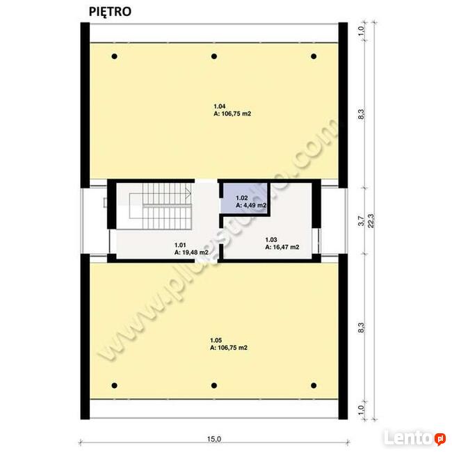 Projekt BUDYNKU BIUROWO-USŁUGOWEGO PS-SL-200-20