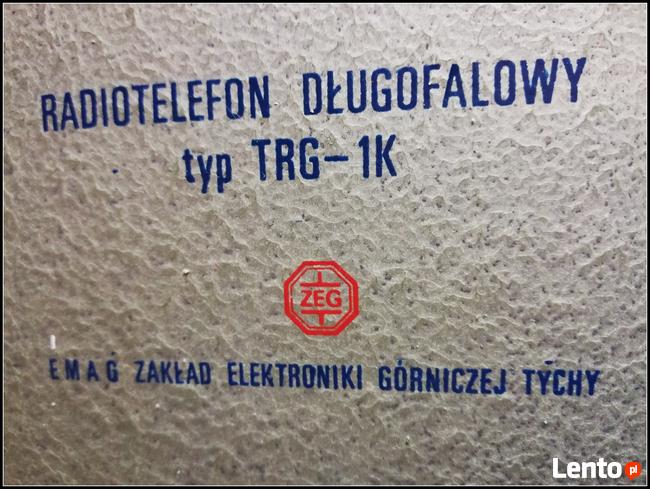 Radiotelefon długofalowy typ TRG-1K , EMAG zakład elektronik
