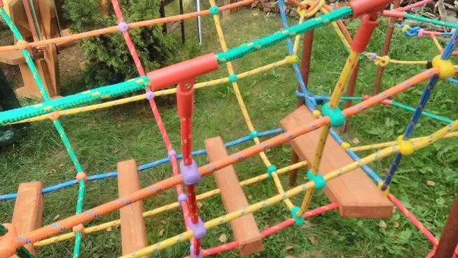 most linowy liny wspinaczkowe małpi gaj plac zabaw 2,1 m