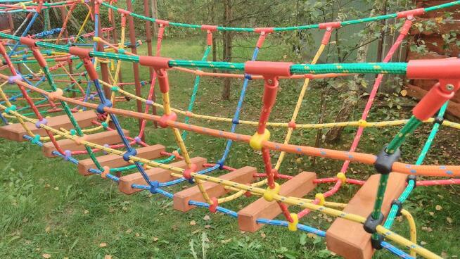 most linowy liny wspinaczkowe małpi gaj plac zabaw 2,1 m