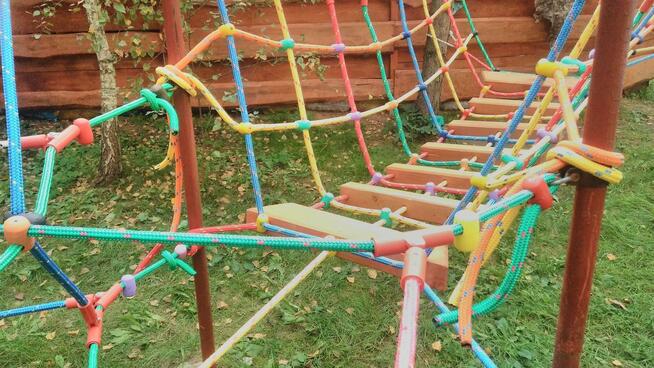 most linowy liny wspinaczkowe małpi gaj plac zabaw 2,1 m