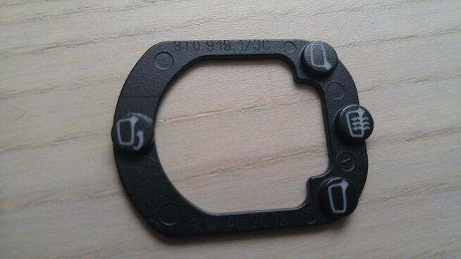 Nakładka z ikonami przełącznika lusterek do Audi A8 S8