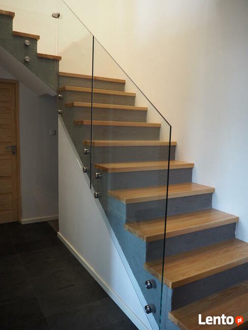 Szklane panele lustra kabiny prysznicowe balustrady +MONTAŻ