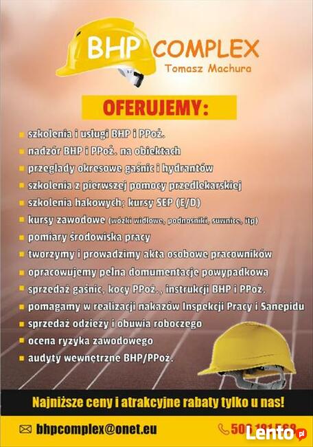 Przegląd gaśnic hydrantów Zawiercie Myszków Siewierz Poręba