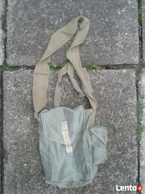 Torba wojskowa od maski przeciwgazowej, 19zł.