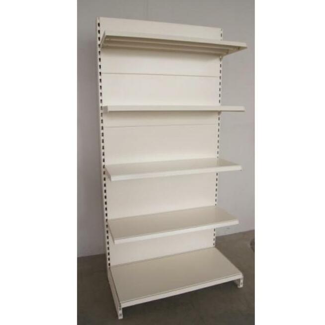 Regały przyścenny sklepowy metalowy do sklepu supermarketu