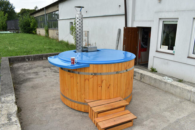Ruska Bania Basen Beczka Gorąca Hot Tub Spa Jacuzzi Balia