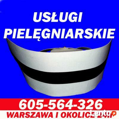 Usługi pielęgniarskie Warszawa i okolice 605.564.326