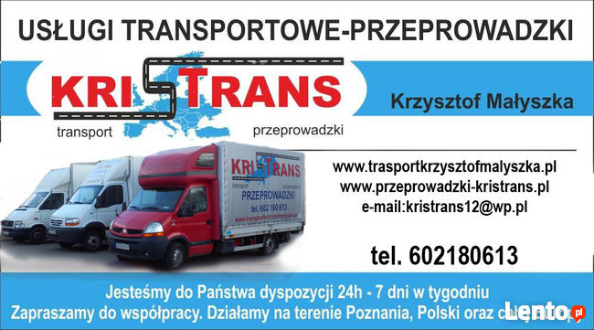Przeprowadzki Poznań transport Poznań