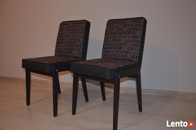 Krzesło Tapicerowane, Krzesła PRL AGA po renowacji Meble PRL