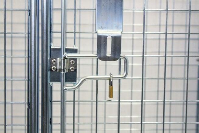 Wózek kontenerowy zamykany siatkowy