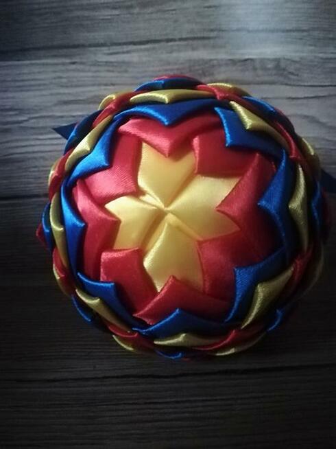 bombki karczoch z imieniem (ze wstażki) stroik świateczny