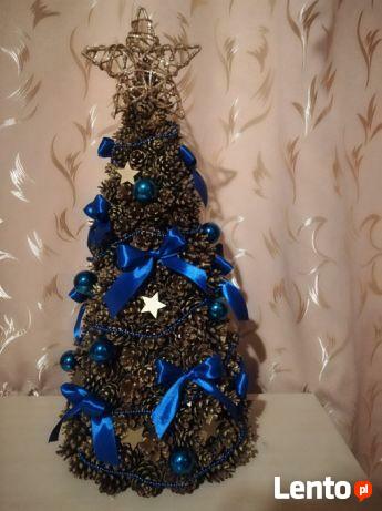 dekoracje świąteczne Bożonarodzeniowe stroik choinka