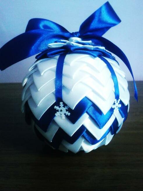 bombki karczoch z imieniem (ze wstażki) stroik świateczny