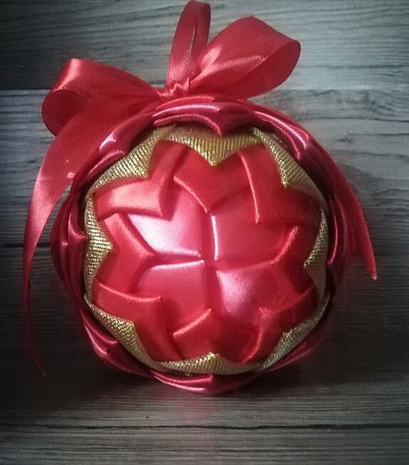 bombki karczoch z imieniem (ze wstażki) stroik świateczny