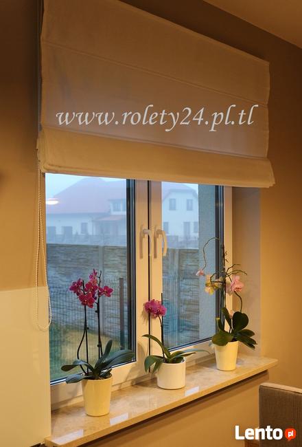 ROLETY RZYMSKIE! Pomiar i montaż. Duży wybór tkanin. Busko