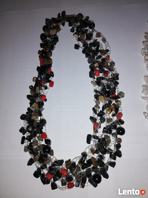 Korale kamienie szlachetne naszyjniki prezent upominek