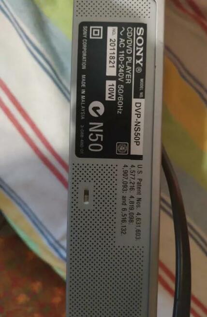 Sony DVP-NS50P/S odtwarzacz DVD srebrny