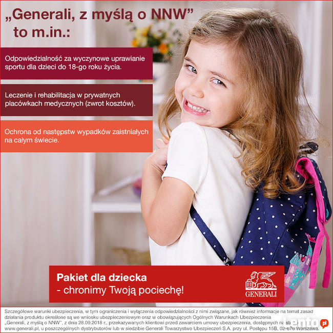 NNW SZKOLNE !!Ubezpiecz dziecko od 35 zł rocznie