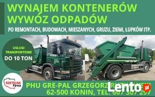 Kontener do wynajęcia na odpady ZMIESZANE