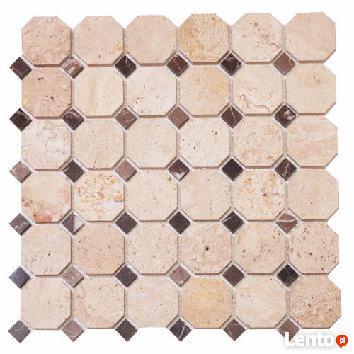 Mozaika Marmurowa TRAWERTYN/ALICANTE 30,5x30,5x1 poler