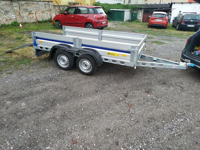 Przyczepa bagażowa dwuosiowa DMC: 750 kg - wynajem