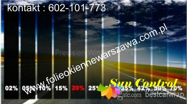 Termokurczliwe folie do przyciemniania szyb 602-101-773