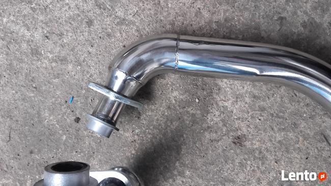 Rury basowe tłumik Yamaha Virago XV 250, 125 st. nierdzewna