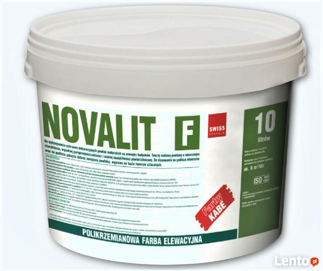 FARBA NOVALIT F polikrzemianowa KABE LUBLIN i na kamienice