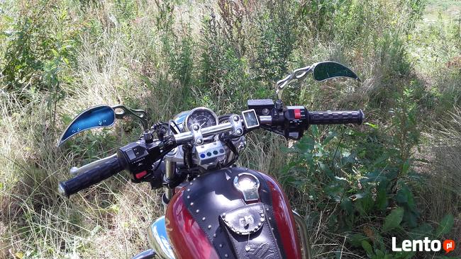 Chromowane lusterka tuning 2 szt Płomienie