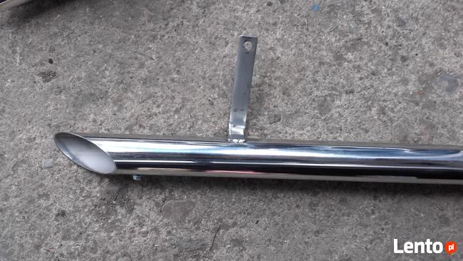 Rury basowe tłumik Yamaha Virago XV 250, 125 st. nierdzewna