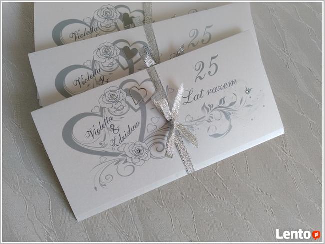 Zaproszenia 50, 25,10 lecie ślubu, rocznice ślubu