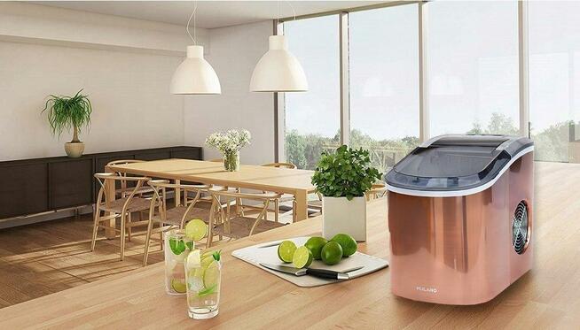 Kostkarka do robienia kostek lodu miedziana