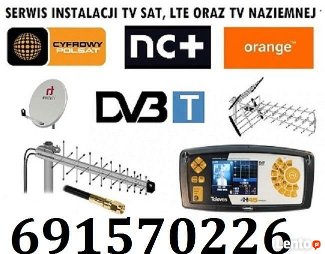 PODWIESZANIE TV LED OLED LCD USTAWIENIA ANTEN DVB-T, TV-SAT