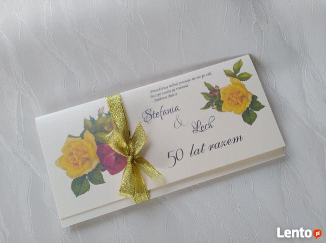Zaproszenia 50, 25,10 lecie ślubu, rocznice ślubu