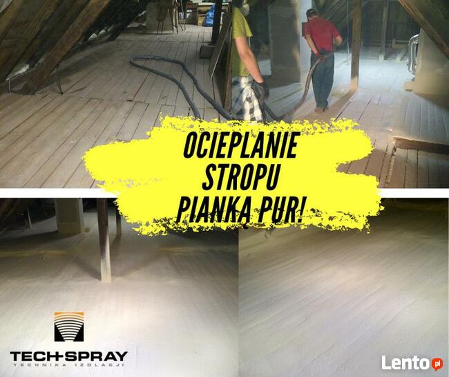 Ocieplanie Poddaszy Pianką Pur Natryskową, Strychy, Stropy