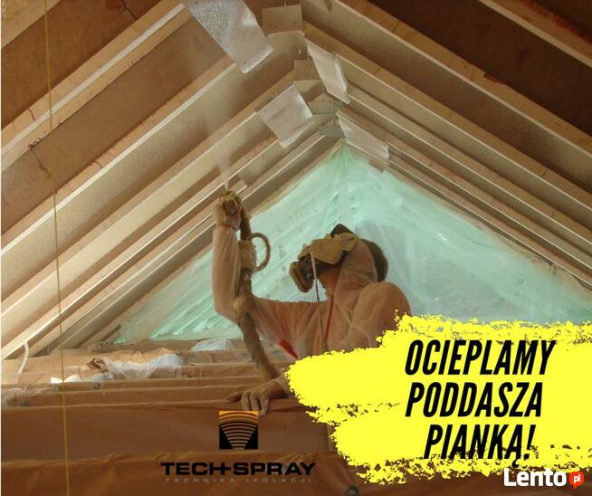 Docieplanie Poddaszy Pianką Poliuretanową, Strychy, Stropy
